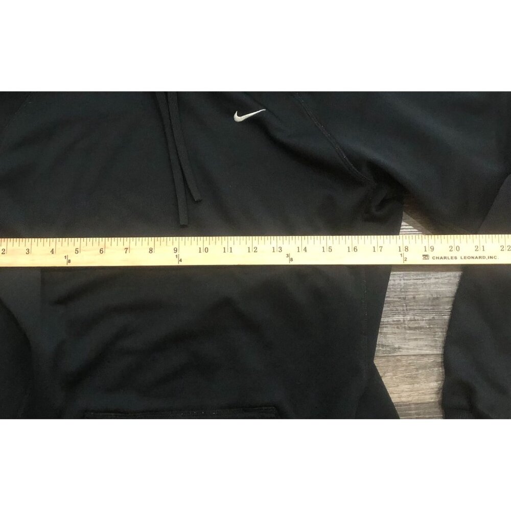 Nike Therma Fit Womens Medium Black Hoodie Sweatshirt Pullover - Picture 4 of 5